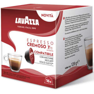 Cafea capsule Lavazza Cremoso Espresso, compatibile Dolce Gusto, 16x8g imagine