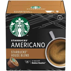 Capsule cafea Starbucks House Blend Americano by Nescafé Dolce Gusto, prajire medie, 12 capsule, 102g imagine