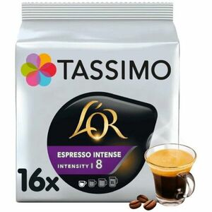 Capsule cafea Tassimo L'OR, Espresso Intense, 16 bauturi x 75 ml, 16 capsule imagine