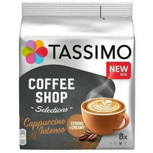 Capsule cafea Tassimo Coffee Shop Cappuccino Intenso, 8 bauturi x 180 ml, 16 capsule imagine