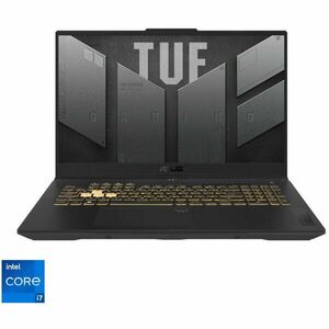 Laptop ASUS Gaming 17.3'' TUF F17 FX707VU, FHD 144Hz, Procesor Intel® Core™ i7-13620H (24M Cache, up to 4.90 GHz), 16GB DDR5, 1TB SSD, GeForce RTX 4050 6GB, No OS, Mecha Gray imagine