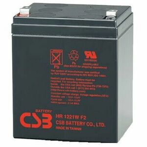 Baterie UPS CSB HR1221WF2, 12V 5Ah, 90 x 70 x 101.7 mm, Borne F2, Durata medie 3-5 ani, VRLA imagine