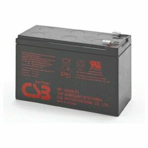 Baterie UPS CSB HR1234WF2, 12V 9Ah, 150.9 x 64.8 x 94.3 mm, Borne F2, Durata medie 3-5 ani, VRLA imagine