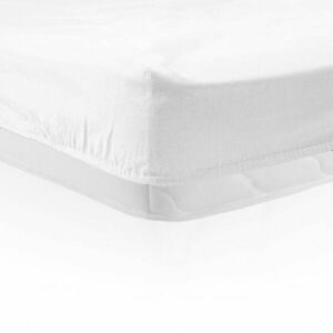 Cearceaf pat cu elastic, 90x200 cm, ALB imagine