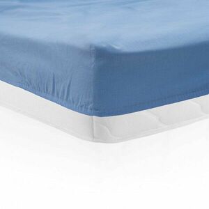 Cearceaf de pat cu elastic, 160x200 cm, BLUE imagine