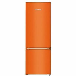 Combina frigorifica Comfort CUno 2831, 265 L, Clasa F, Congelator SmartFrost, Variospace, H 161.2 cm, Portocaliu imagine