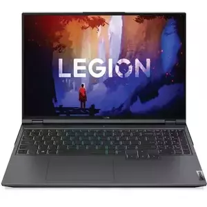 Laptop gaming Lenovo Legion 5 Pro 16ARH7H cu procesor AMD Ryzen 7 6800H, 16, WQXGA, 32GB, 512GB SSD, NVIDIA GeForce RTX 3060 6GB, No OS, Storm Grey imagine