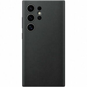 Husa de protectie Samsung Vegan Leather Case pentru Galaxy S24 Ultra, BLACK imagine