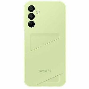 Husa de protectie Samsung Card Slot Case pentru Galaxy A15, Lime imagine