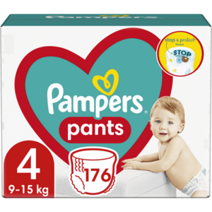 Scutece Pampers Pants, Nr 4, 9-15 Kg, 176 bucati imagine