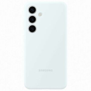 Husa Samsung Silicone Case pentru Galaxy S24 White imagine