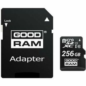 Card de memorie microSDXC Goodram 256GB, UHS I, cls 10 + adaptor imagine