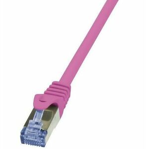 Cablu S/FTP LogiLink CQ3019S, Cat.6A, Patchcord (Roz) imagine