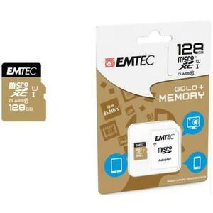 Card de memorie Emtec ECMSDM128GXC10GP, microSDXC, 128GB, Clasa 10 + Adaptor SD imagine