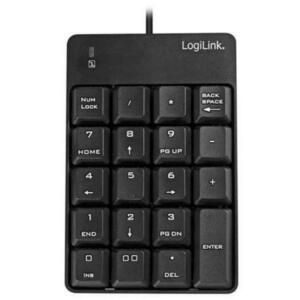 Tastatura numerica LogiLink ID0184, USB (Negru) imagine