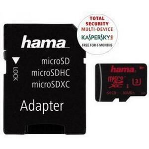 Card de memorie Hama micro SDXC 64GB, UHS-I + Adaptor imagine