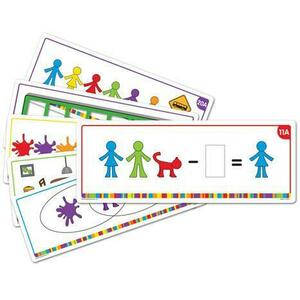Joc matematic Learning Resources Carduri activitati -Familia mea imagine