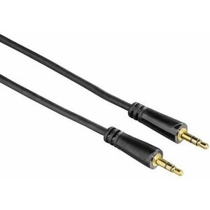Cablu Audio Hama 122320, Jack 3.5 mm - Jack 3.5 mm, 5 m (Negru) imagine