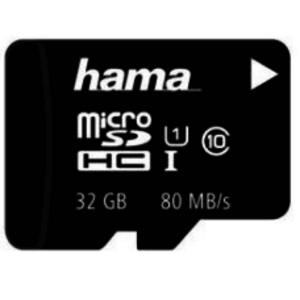 Card de memorie Hama 124139, microSDHC, 32GB, Clasa 10 + Adaptor SD imagine