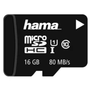 Card de memorie Hama 124138, microSDHC, 16GB, Clasa 10 + adaptor SD imagine