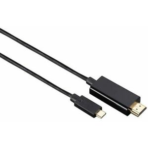 Adaptor Hama 135724, USB-C - HDMI, 1.8 m, 3840 x 2160 p (Negru) imagine