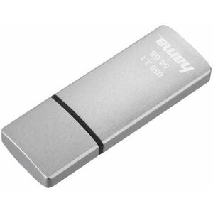 Stick USB Hama C-BOLT 124195, 64 GB, USB 3.1 Type C (Argintiu) imagine