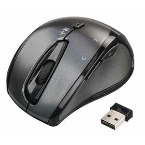 Mouse Wireless Hama Cuvio 52866, 1600 dpi (Gri) imagine