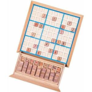 Joc din lemn Sudoku BigJigs BJ084 (Maro) imagine