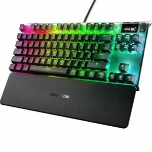 Tastatura Gaming Mecanica SteelSeries Apex Pro TKL, RGB (Negru) imagine