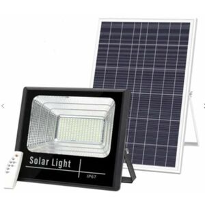 KIT Proiector 400w LED DIMABIL JORTAN cu Panou Solar INDIVIDUAL si Telecomanda imagine