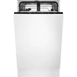 Masina de spalat vase incorporabila Electrolux EES42210L, 9 seturi, 8 programe, Clasa E, SatelliteClean, AirDry, Quick Select, 45 cm, Alb imagine