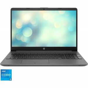 Laptop HP 15-dw4018nq cu procesor Intel® Core™ i5-1235U pana la 4.40 GHz, 15.6 FHD, 8GB DDR4, 512GB PCIe SSD, NVIDIA GEFORCE MX550 2GB, FreeDOS, Chalkboard Gray imagine