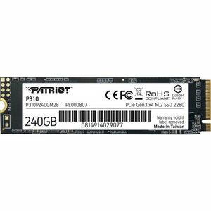 SSD Patriot P310 240GB PCI Express 3.0 x4 M.2 2280 imagine