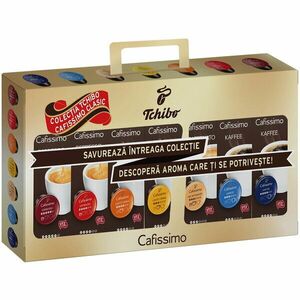 Pachet capsule cafea Tchibo Cafissimo Collection, 7 Sortimente, 70 capsule, 506g imagine
