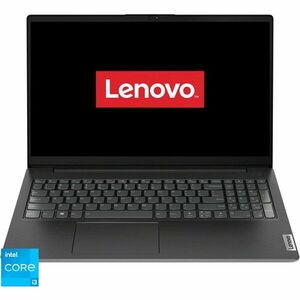 Laptop Lenovo 15.6'' V15 G3 IAP, FHD, Procesor Intel® Core™ i3-1215U (10M Cache, up to 4.40 GHz, with IPU), 8GB DDR4, 256GB SSD, GMA UHD, No OS, Business Black imagine
