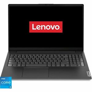 Laptop Lenovo 15.6'' V15 G4 IRU, FHD IPS, Procesor Intel® Core™ i5-13420H (12M Cache, up to 4.60 GHz), 16GB DDR4, 512GB SSD, GMA UHD, No OS, Business Black imagine