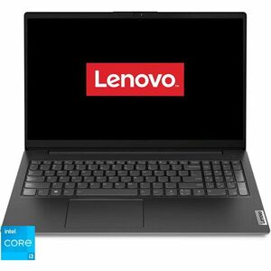 Laptop Lenovo V15 G4 IRU cu procesor Intel® Core™ i3-1315U pana la 4.5 GHz, 15.6, Full HD, IPS, 8GB, 512GB SSD, Intel® UHD Graphics, No OS, Business Black, 3y Courier or Carry-in imagine