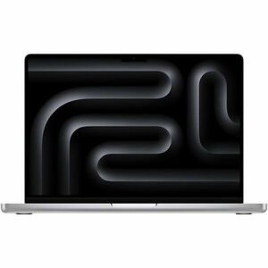 Laptop Apple MacBook Pro 14 cu procesor Apple M3, 8 nuclee CPU si 10 nuclee GPU, 24GB RAM, 512GB SSD, Silver, INT KB, 96W USB-C imagine