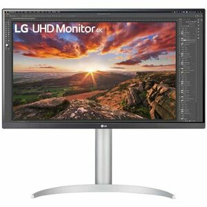 Monitor LED LG 27UP85NP-W 27 inch UHD IPS 5 ms 60 Hz USB-C HDR FreeSync imagine