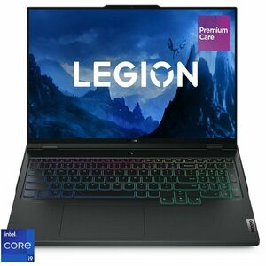 Laptop Lenovo Gaming 16'' Legion Pro 7 16IRX9H, WQXGA IPS 240Hz G-Sync, Procesor Intel® Core™ i9 14900HX (36M Cache, up to 5.80 GHz), 32GB DDR5, 1TB SSD, GeForce RTX 4080 12GB, No OS, Eclipse Black, 3Yr Onsite Premium Care imagine