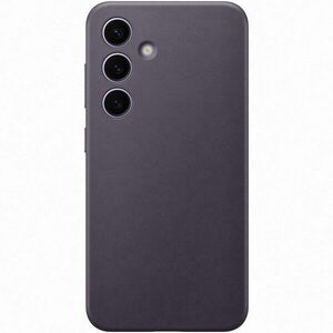Husa Samsung Vegan Leather Case pentru Galaxy S24 Dark Violet imagine