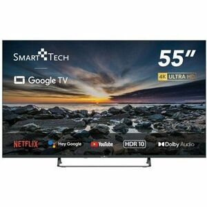 Televizor LED Smart Tech 55UG10V3, 139 cm, Google TV, Ultra HD 4K, Clasa E imagine