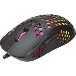 Mouse Gaming Marvo M399, iluminare RGB, USB (Negru) imagine