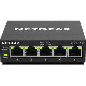 Switch NetGear ProSAFE GS305E, 5 porturi, Gigabit, Smart Managed Plus imagine