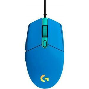 Mouse Gaming Logitech G203 LightSync, iluminare RGB, USB (Albastru) imagine