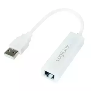 Adaptor Logilink UA0144B, USB 2.0 - RJ45 imagine