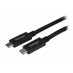Cablu de date StarTech USB315CC1M, USB-C, 1m (Negru) imagine