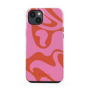 Protectie Spate Burga Dual Layer Ride the Wave pentru Apple iPhone 14 Plus (Multicolor) imagine