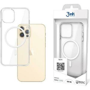 Husa Protectie Spate 3MK MagSafe 5903108458351 pentru Apple iPhone 12 Pro Max (Transparent) imagine