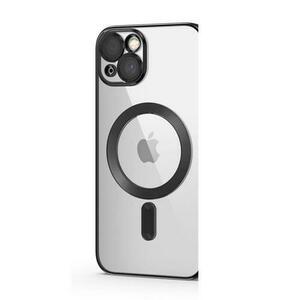 Carcasa TECH-PROTECT MAGSHINE MagSafe compatibila cu iPhone 13, Negru imagine
